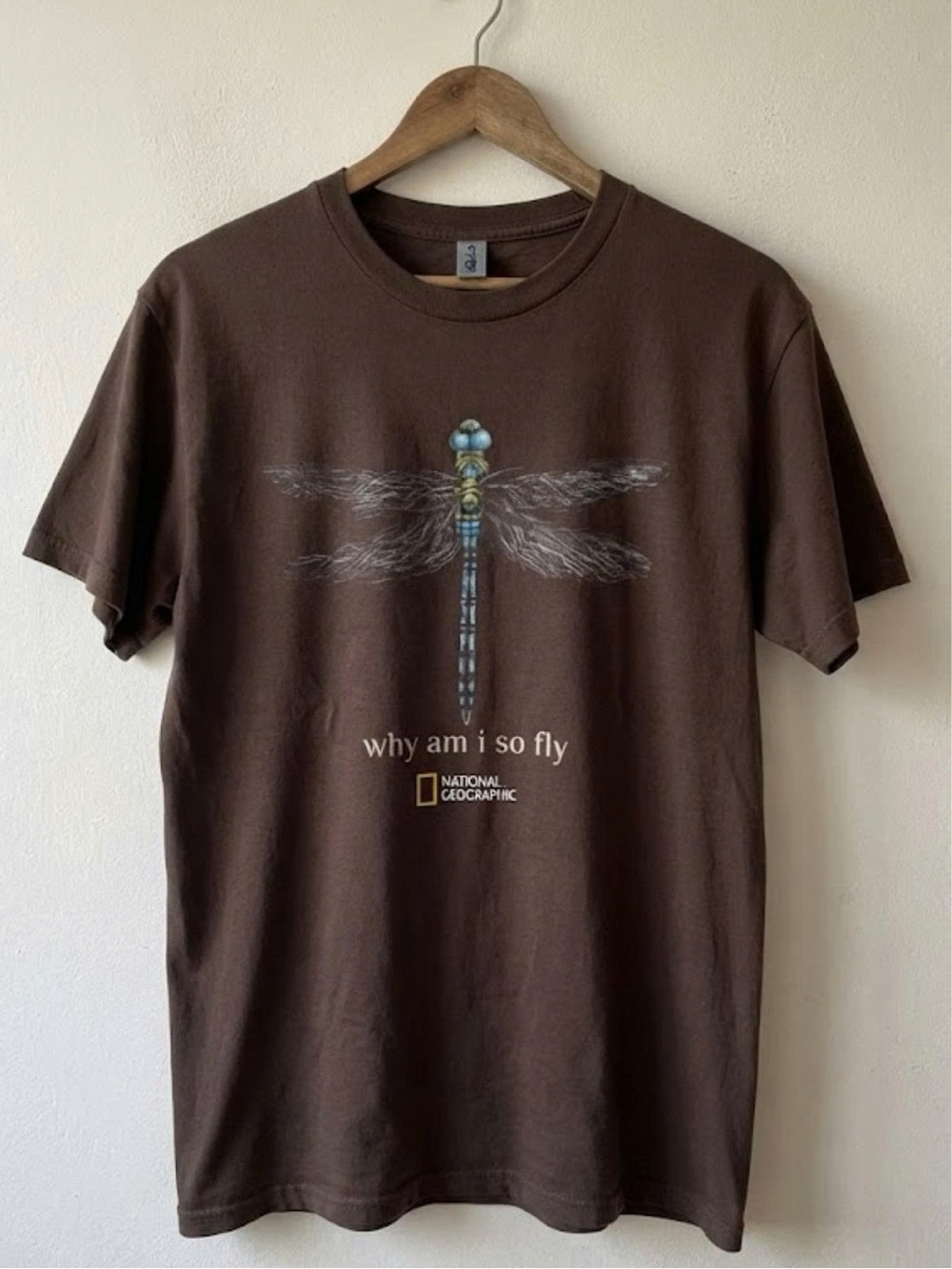 Gildan Brown National Geographic Dragonfly Tee | Unisex Shirt
